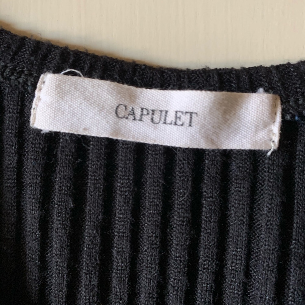 Capulet Off Shoulder Ribbed Bodysuit EUC - Picture 5 of 7